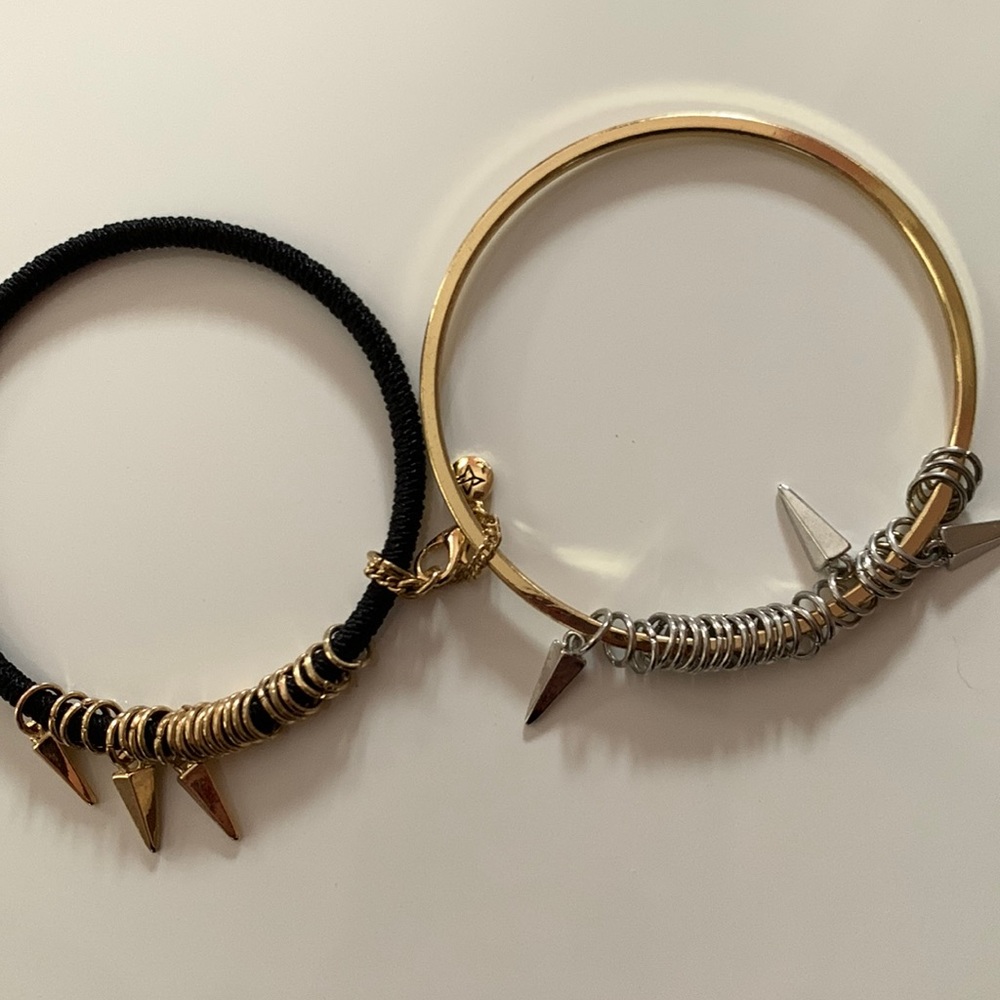 Gold and Black Bracelet Set
